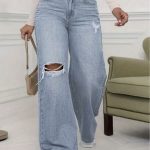 Jeans bota ancha