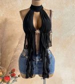 Blusa sexy mujer