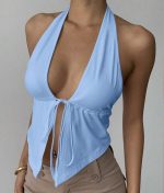 Blusa unicolor - Imagen 4