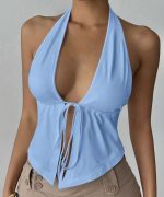 Blusa unicolor - Imagen 2